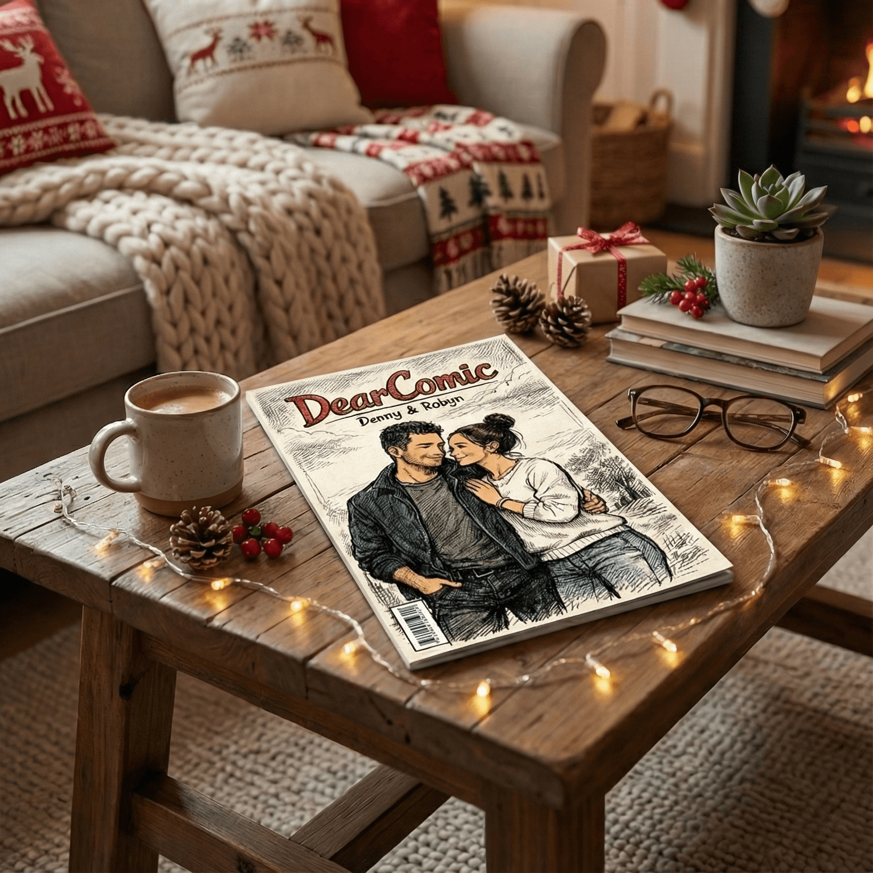 Personalized comic book example 1